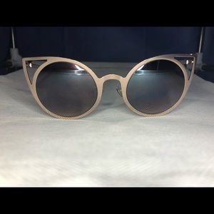 Gold Cat Eye Sunglasses